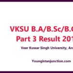 VKSU B.A/B.sc/B.com Part 3 Result 2018-19